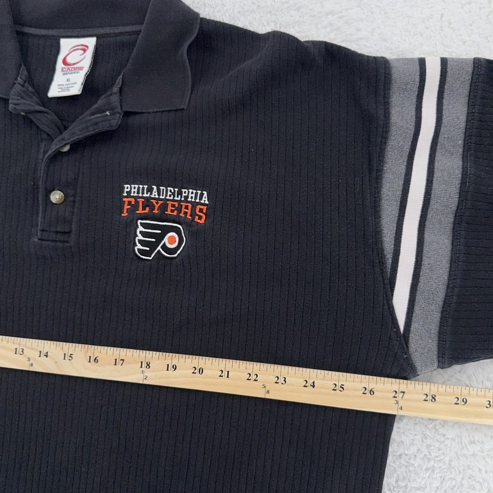 Philadelphia Flyers Shirt Mens OVERSIZE XL NHL Hockey Long Sleeve Cadre Athletic - Picture 6 of 8